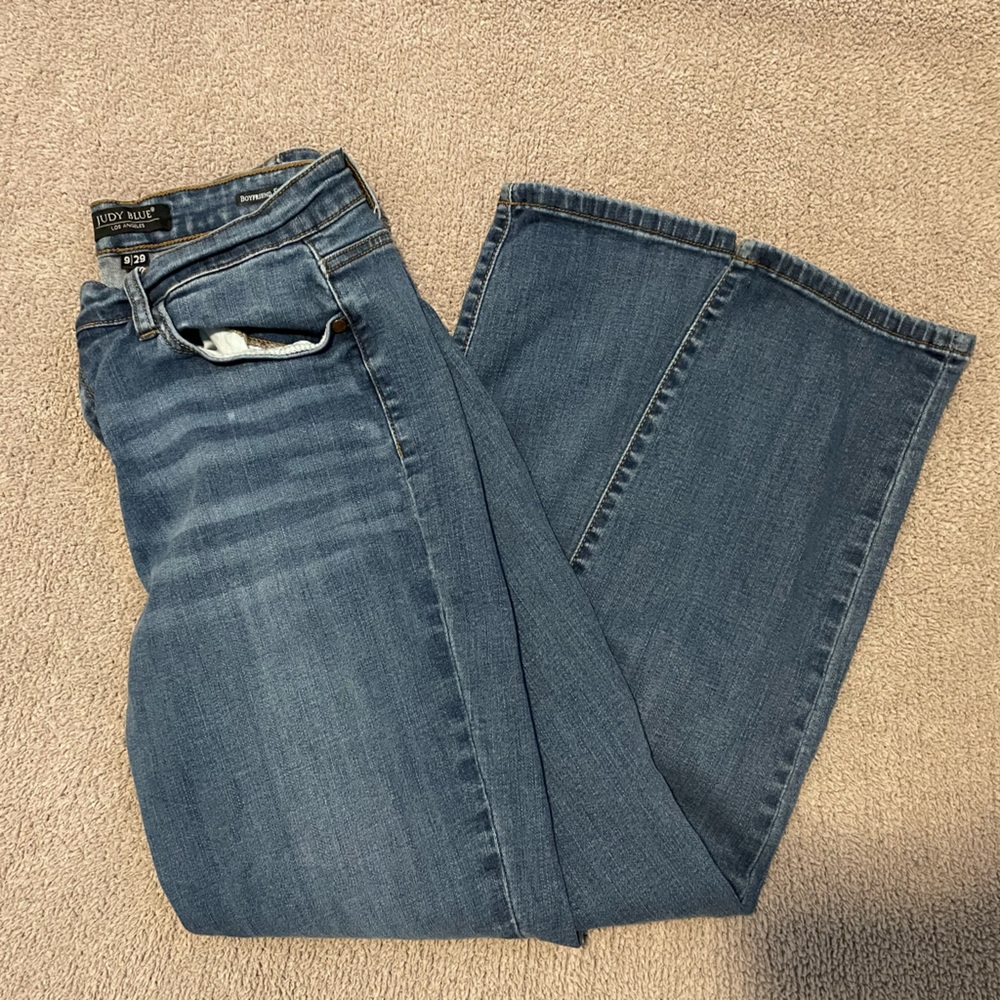 Judy Blue Boyfriend Jeans Womens 9/29 Stretch Denim